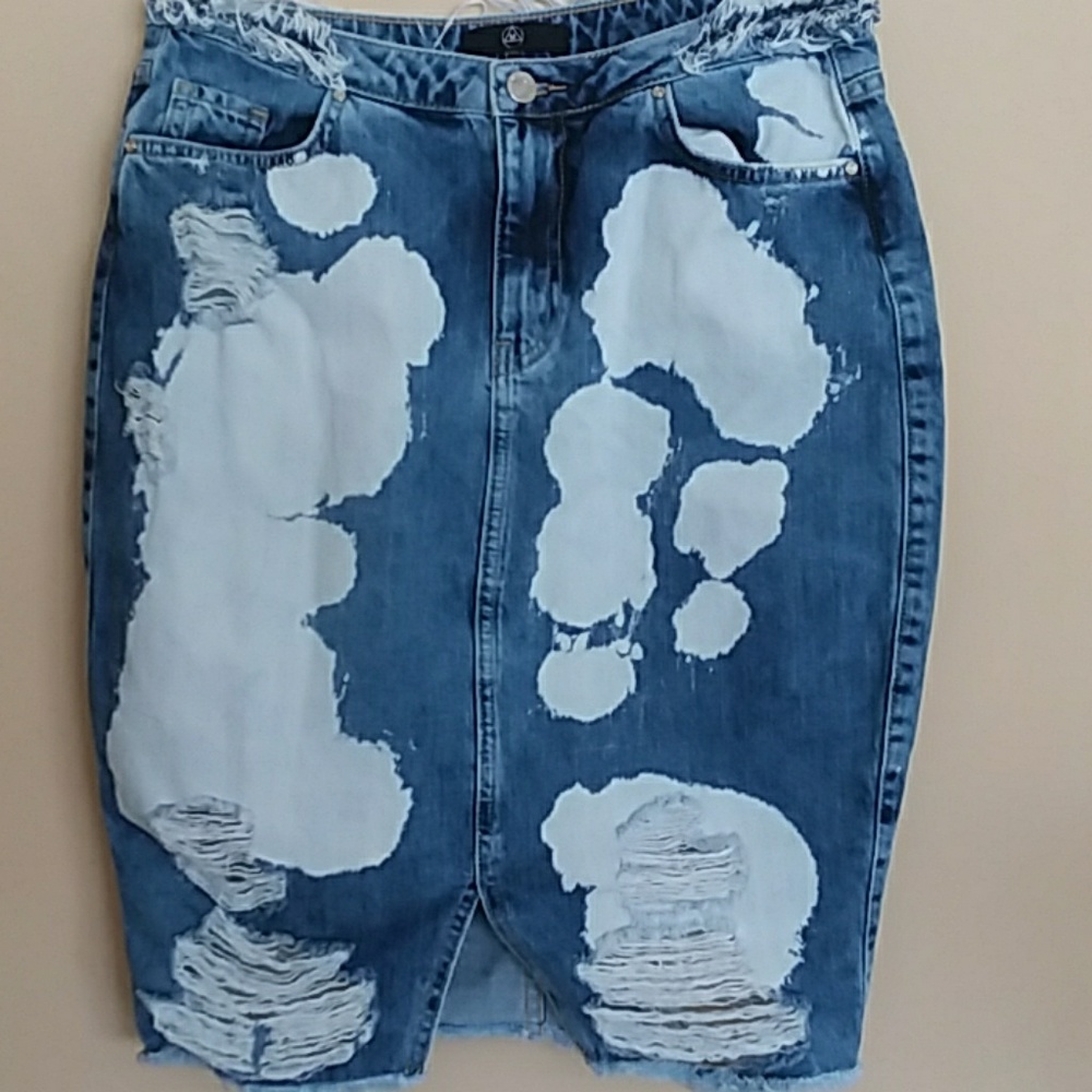 Missguided Denim Skirt